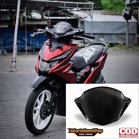 Jual Visor Variasi Universal All New Honda Beat Esp Led Bahan Full