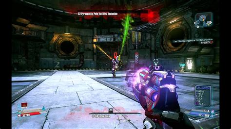 Borderlands Pyro Pete The Ultra Invincible Zer Melee Solo Youtube