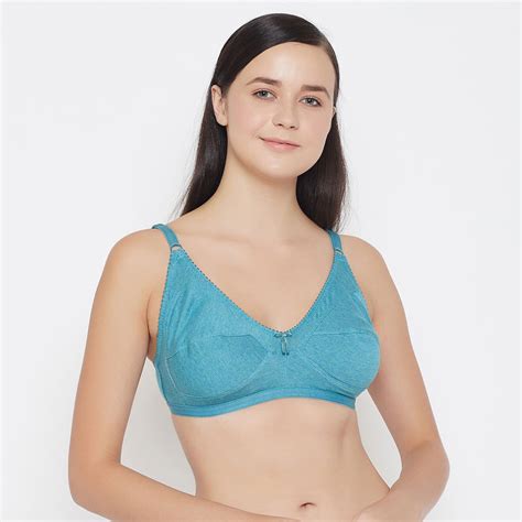 Clovia Cotton Rich Solid Non Padded Full Cup Wire Free Full Figure Bra