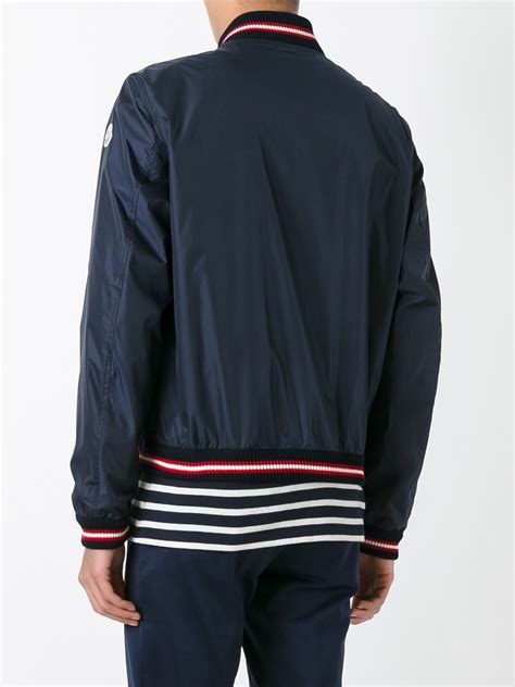 Blouson Aviateur Bleu Marine Moncler Farfetch Lookastic