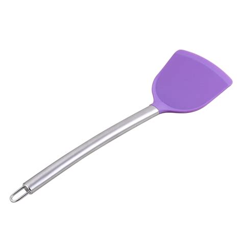 Silicone Spatulas Stainless Steel Handle Spatulas Non Stick Heat