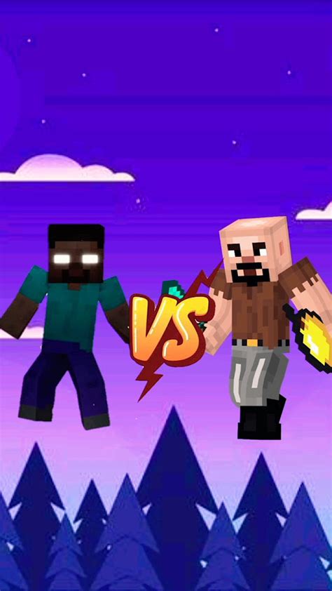 Herobrine Vs Fighting Notch Shorts Minecraft Youtube