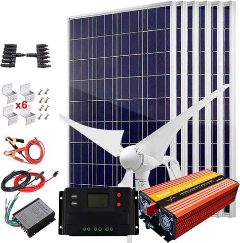 Pannelli Solari Kw Sistema Solare Eolico V Con Inverter Da W