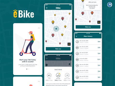 Ebike Renting Mobile Application Theme E Mobility Solutions By Mobio