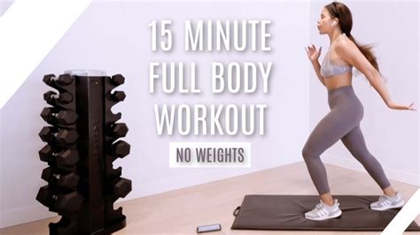 Intense 15 Minute Full Body Fat Burning Workout No Weights And Beginner