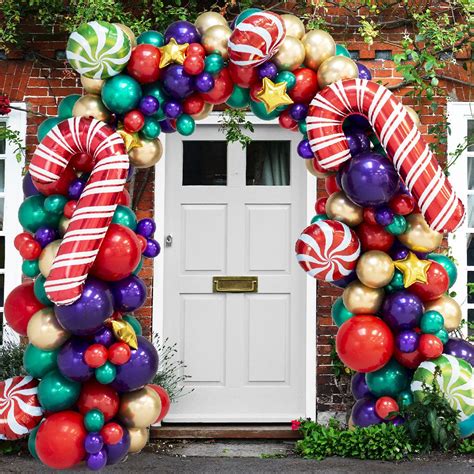 Christmas Balloon Arch Delivered Christmas Balloons Balloon