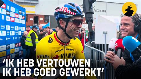 Dit Zegt Wout Van Aert Voor Zijn Eerste Duel Met Mathieu Van Der Poel