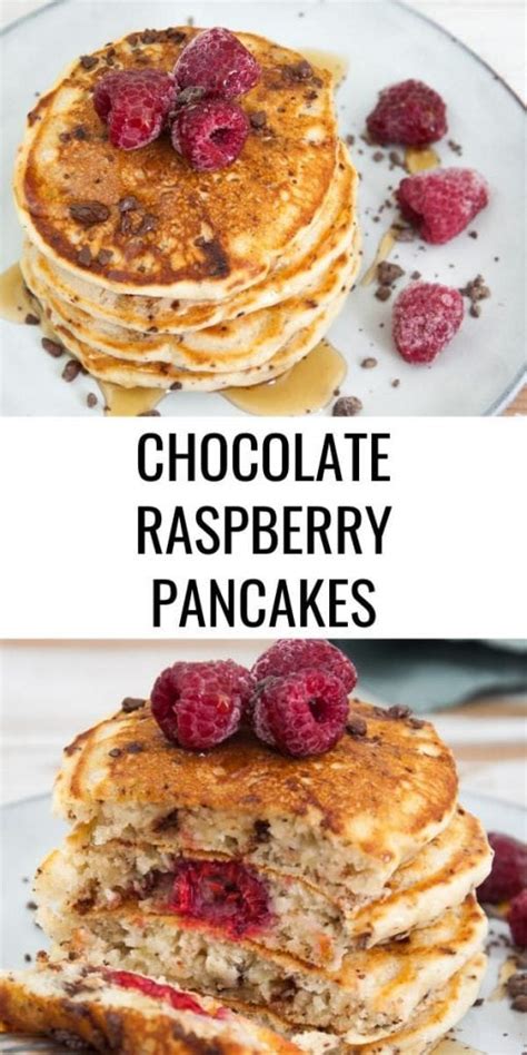 Chocolate Raspberry Pancakes Recipe Elephantastic Vegan