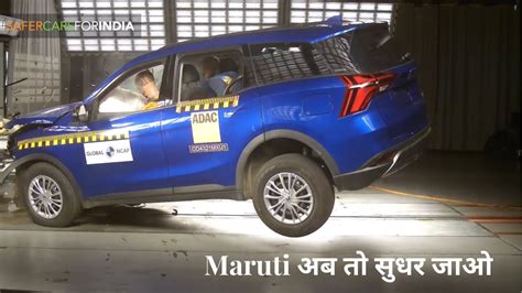 Mahindra XUV 700 Crash Test Global NCAP Safety Rating YouTube