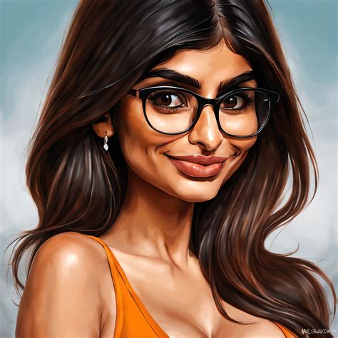 A Close Up Of A Woman With Very Big Tits Portrait Of Mia Khalifa Big