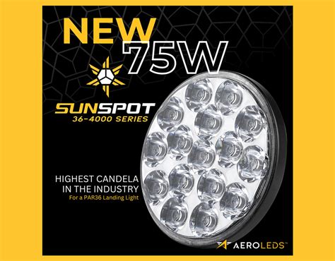 Aeroleds Announces New Sunspot Series Led Landing Light