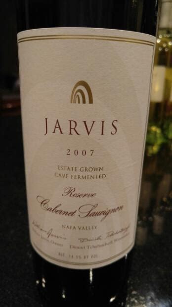 2007 Jarvis California Winery Cabernet Sauvignon Reserve Usa