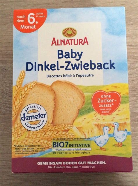 Alnatura Baby Dinkel Zwieback Ean Biscottes