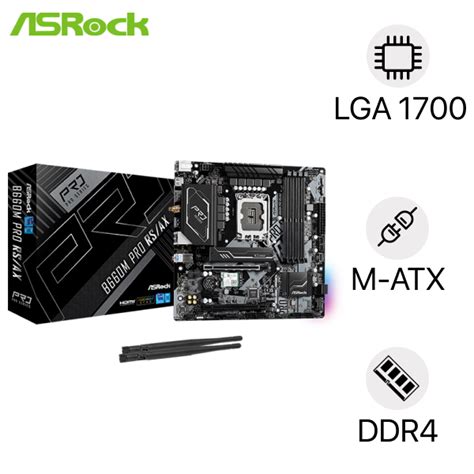 Mainboard Asrock B M Pro Rs Ax Gi R