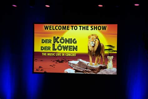 Der K Nig Der L Wen Live In Concert Am Januar In Der Wunderino