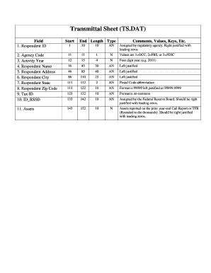 Fillable Online Ffiec Respondent City Ffiec Fax Email Print PdfFiller