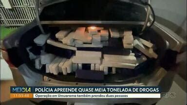 Meio Dia Paran Noroeste Opera O Apreende Quase Meia Tonelada De