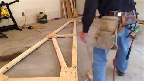 Build Your Own Wood Trusses Youtube