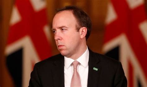 Matt Hancock Press Conference Health Sec To Address Nation From No10 With Nhs On Brink