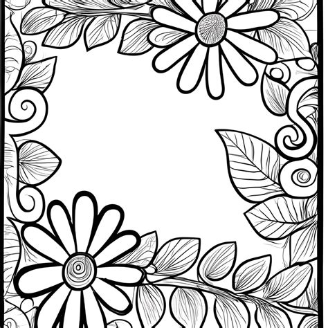 Zentangles Coloring Books Florals · Creative Fabrica