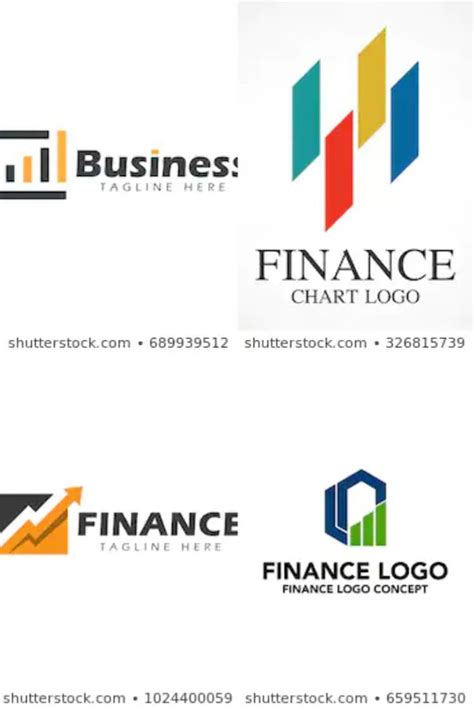 Four Different Logos For Finance Company