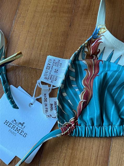 Hermes Tie Back String Bikini Size 36 Women S Fashion Swimwear