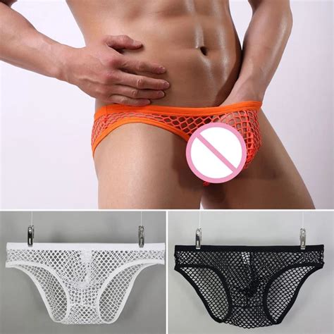 Homme Sexy Maille Filet Sous V Tement String Bikini Slips G String Culotte Slip Eur