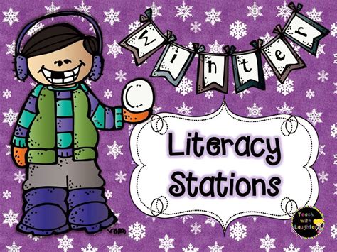 Teach With Laughter Winter Literacy Stations