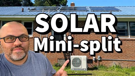 Eg Solar Mini Split Air Conditioner Solar Panel Install Youtube