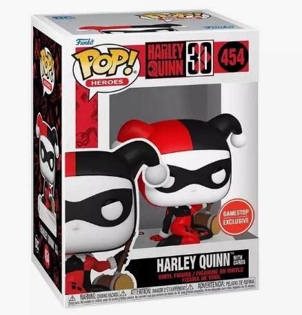 Mar Pop Heroes Dc Harley Quinn W Cards Vin Fig Previews World