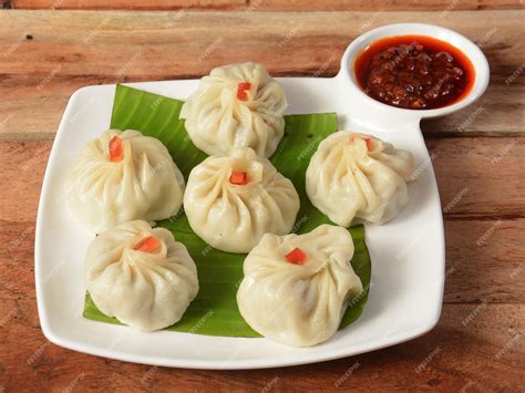 Premium Photo Chicken Steam Momo Nepalese Traditional Dish Momo