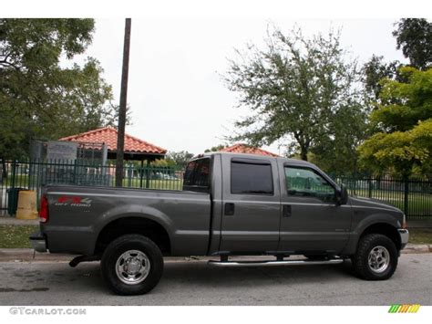 2003 Dark Shadow Grey Metallic Ford F250 Super Duty Lariat Crew Cab 4x4