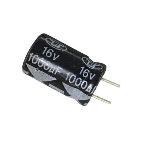 Capacitor Eletrol Tico Radial Ufx V Adx Componentes Eletr Nicos