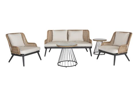 Buy The Kettler Boho Four Seat Lounge Set Garden Furniture