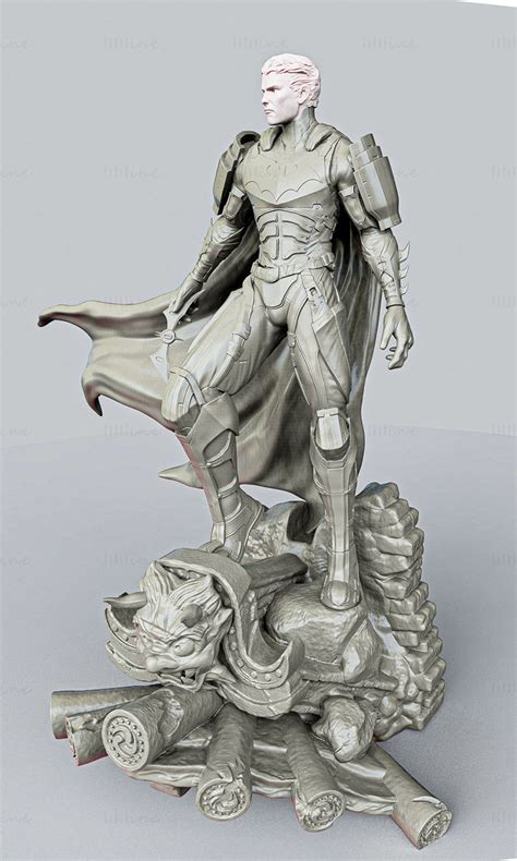 Batman Samurai D Model Ready To Print Stl