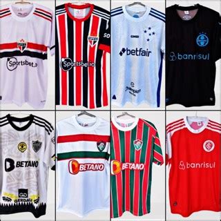 Kit 5 Camisas Times Futebol 2024 Cliente Escolhe No Chat Shopee Brasil