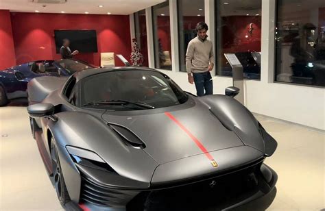 Carlos Sainz Jr Receives His Ferrari Daytona Sp In Monte Carlo