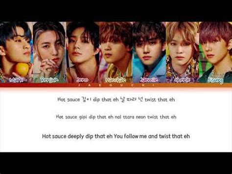 NCT DREAM Hot Sauce Lyrics 엔시티 드림 맛 가사 Color Coded Lyrics YouTube