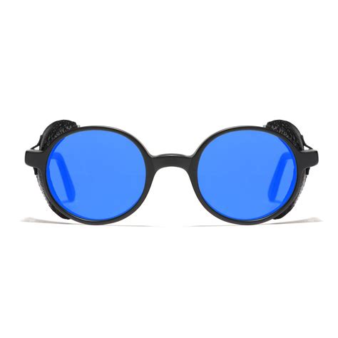 Black Matte Blue Mirror L G R Reunion Men S Sunglasses Men S