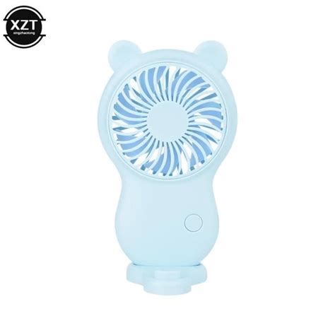 Bleu Mini Ventilateur De Dessin Anim Aste Par Usb Refroidisseur D