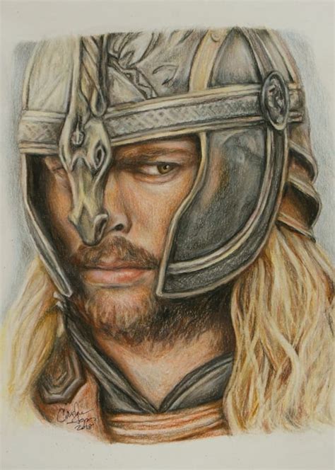 Eomer / Karl Urban Print of Colored Pencil Drawing - Etsy