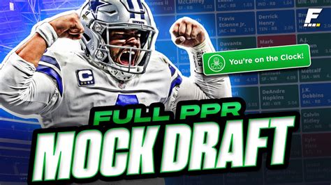 PPR Mock Draft 2023 Fantasy Football Pick By Pick Strategy