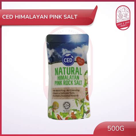 Ced Natural Himalaya Rock Salt Iodised G Pink Rock Salt White