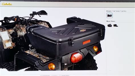 Bobs Trail Tamer Atv Trunk By Cabelas Youtube