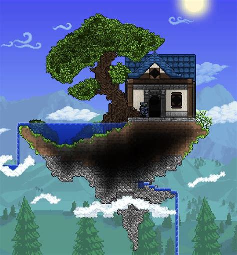 My Custom Floating Island Terraria