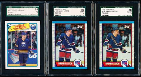 Lot Detail Three Sgc Graded Hockey Cards