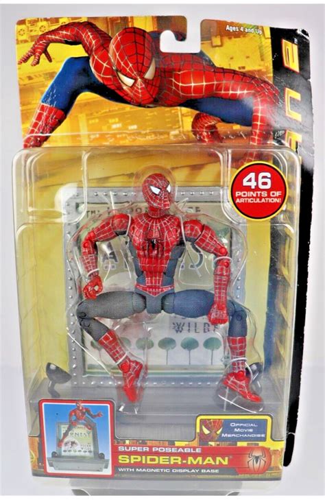 Toy Biz 2004 Marvel S Spider Man 2 Super Poseable Spider Man Figure