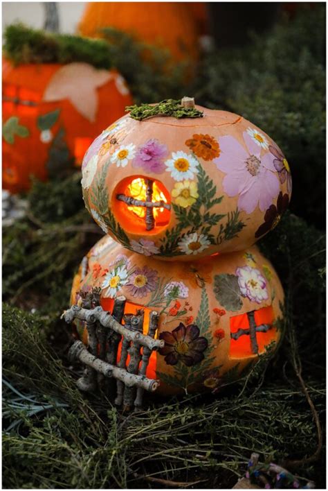 Diy Pumpkin Fairy Houses Sugar Maple Farmhouse