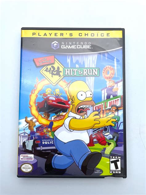 The Simpsons Hit And And Run Nintendo Gamecube Game The Game Island