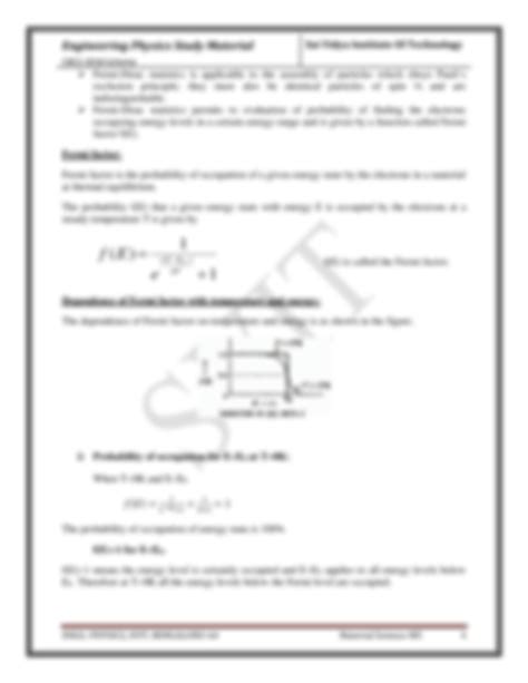 SOLUTION: Assumptions of classical free electron theory - Studypool